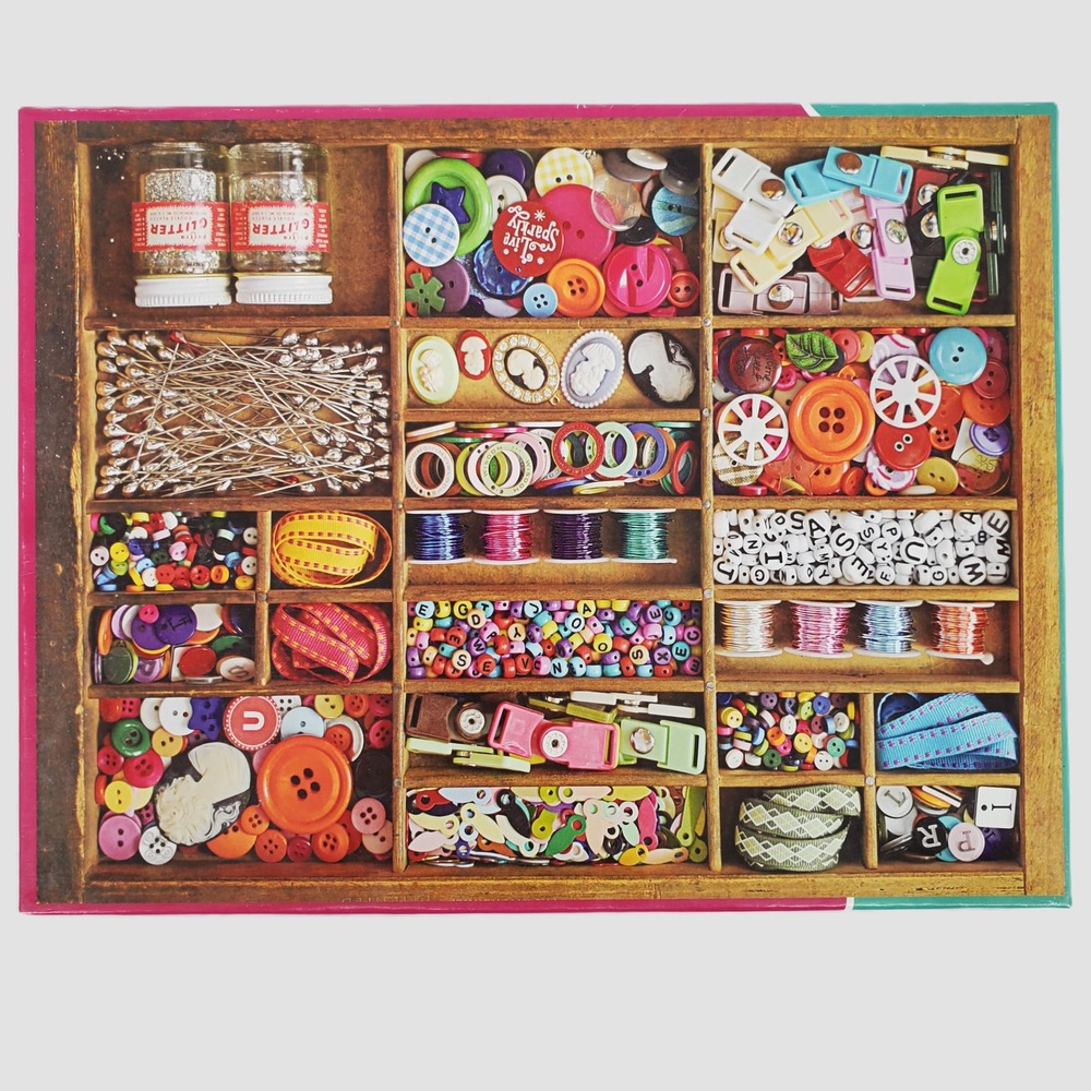 Springbok The Sewing Box 500 Piece Jigsaw Puzzle 33-01497 Made‎ in USA 18x23.5